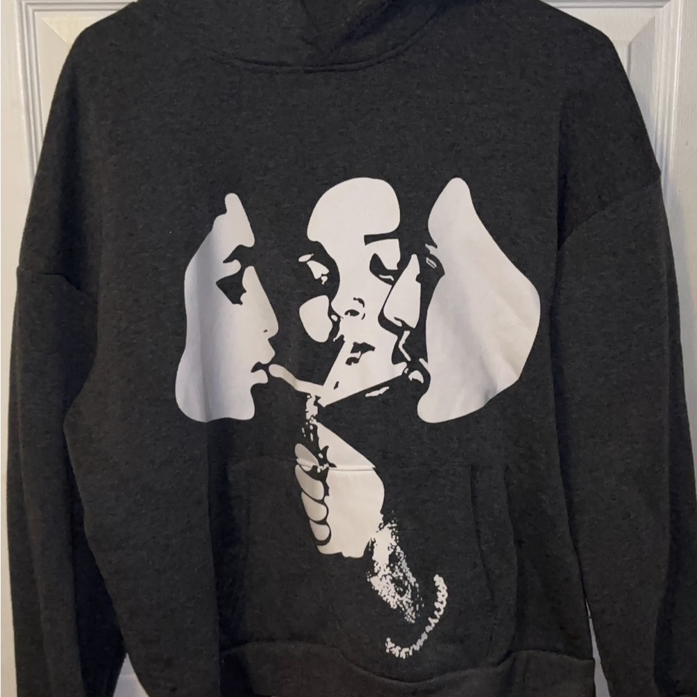 Graphic Dark Gray Hoodie